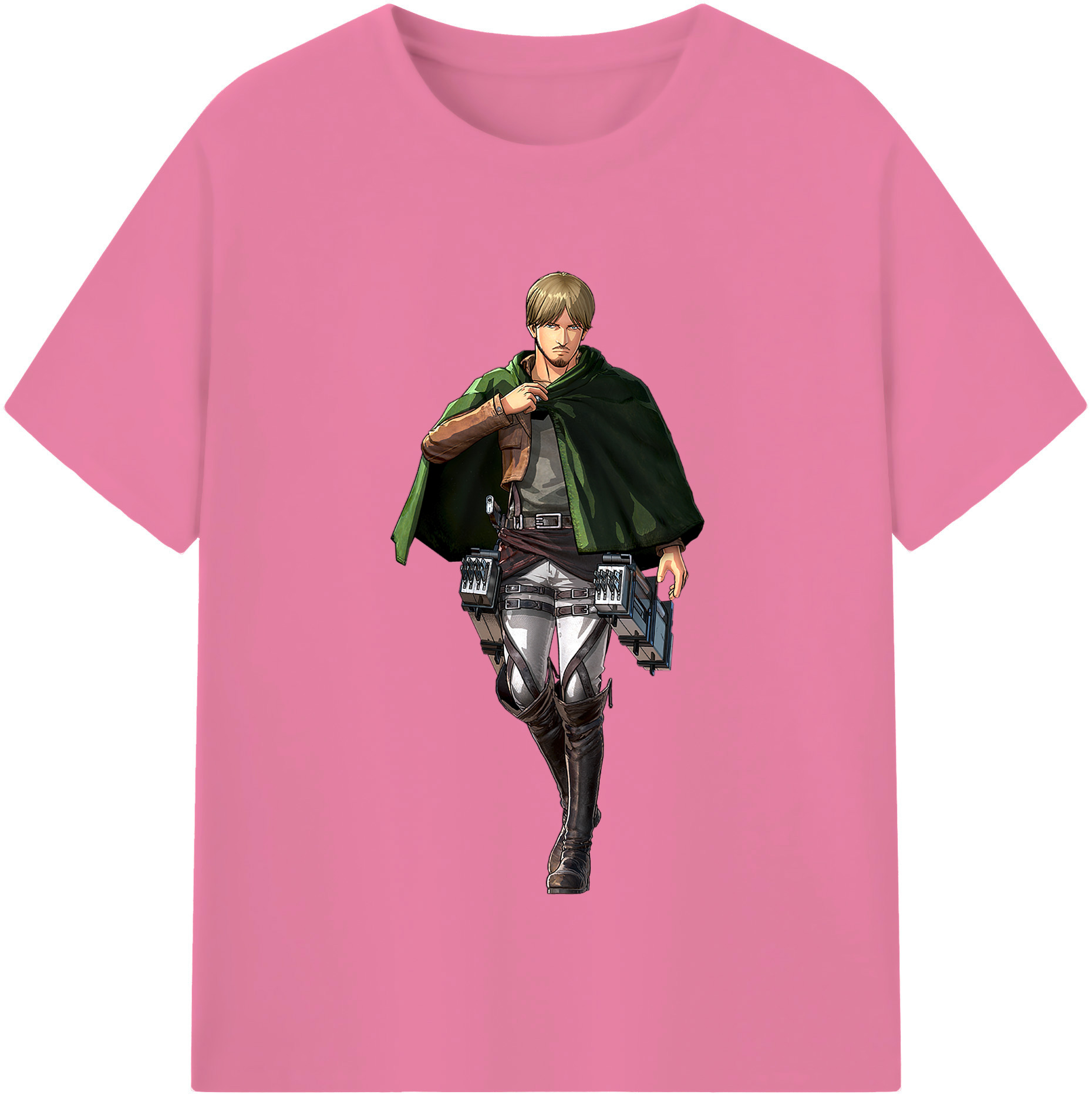 （画像用） 進撃の巨人 ミケ·ザカリアス Attack on Titan Mike Zakarius 綿100％半袖Tシャツ（フロントプリント）